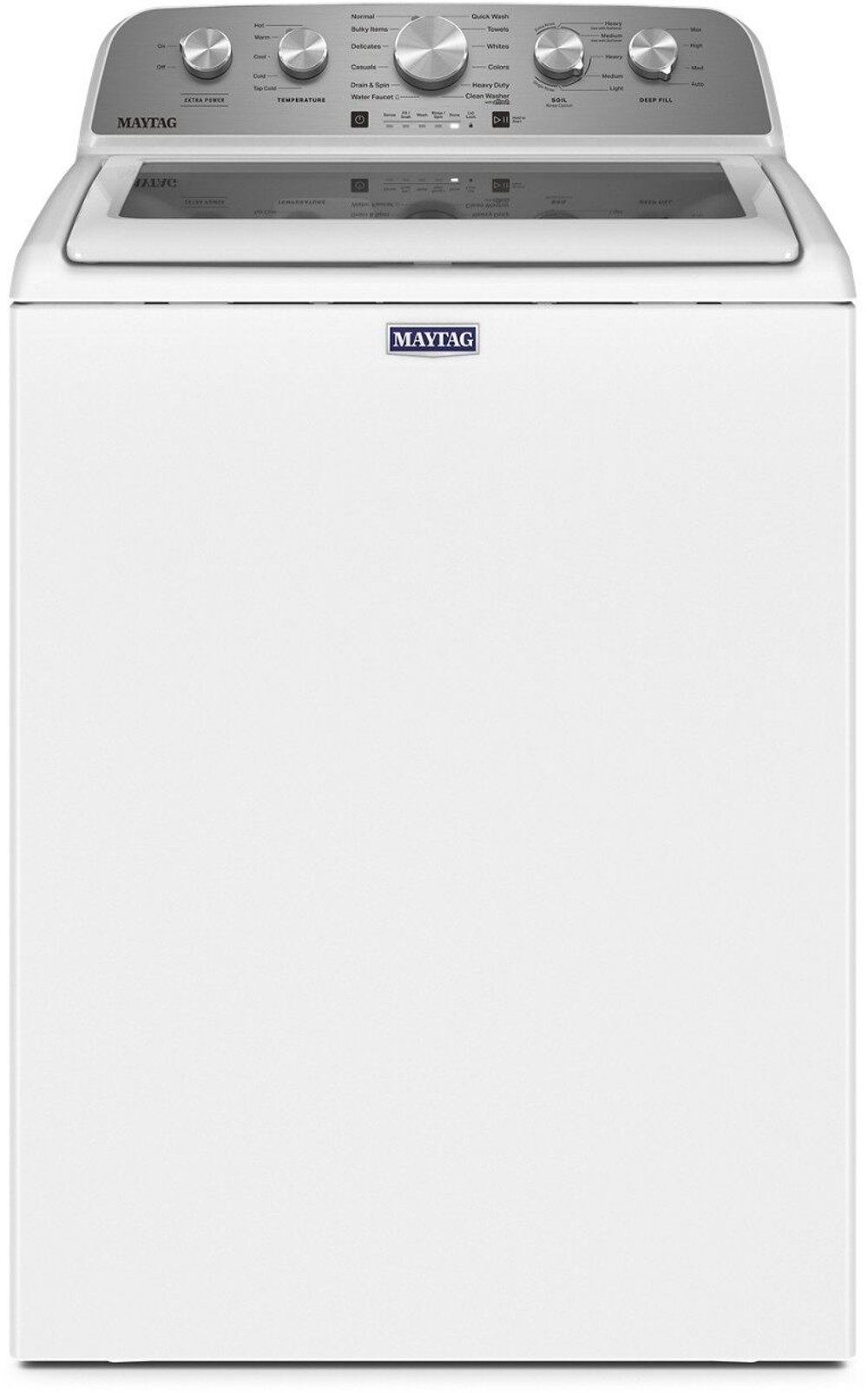 Maytag 4.8 cu ft Top Load Washer with Impeller - White