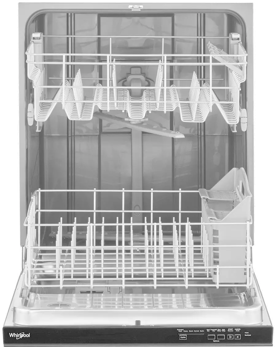 WDP560HAMB Whirlpool Top Control Dishwasher - Black-3