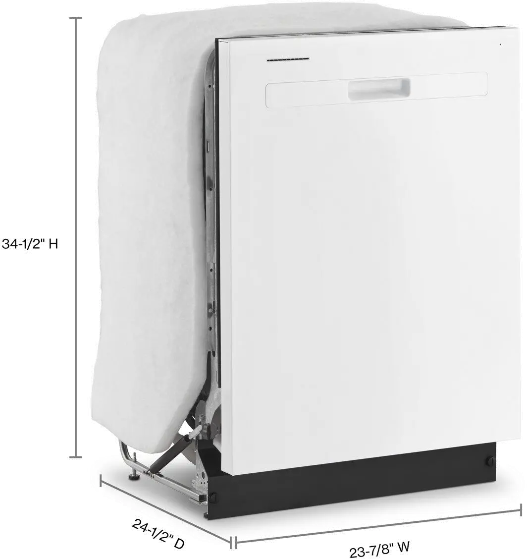 WDP560HAMW Whirlpool Top Control Dishwasher - White-5