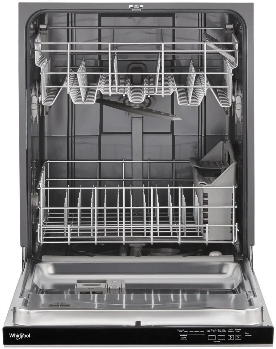 WDP560HAMZ Whirlpool Top Control Dishwasher - Stainless Steel-1