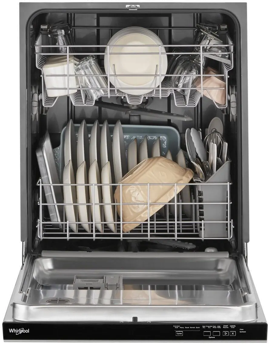 WDP560HAMZ Whirlpool Top Control Dishwasher - Stainless Steel-4