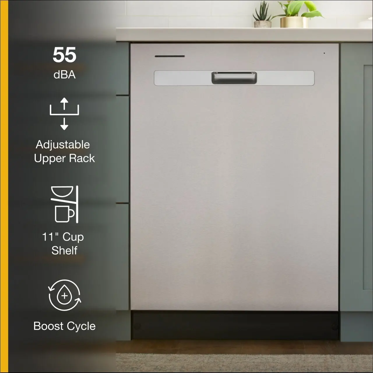 WDP560HAMZ Whirlpool Top Control Dishwasher - Stainless Steel-8