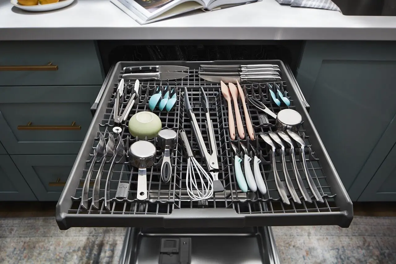 WDP730HAMZ Whirlpool Top Control Dishwasher - Stainless Steel-7