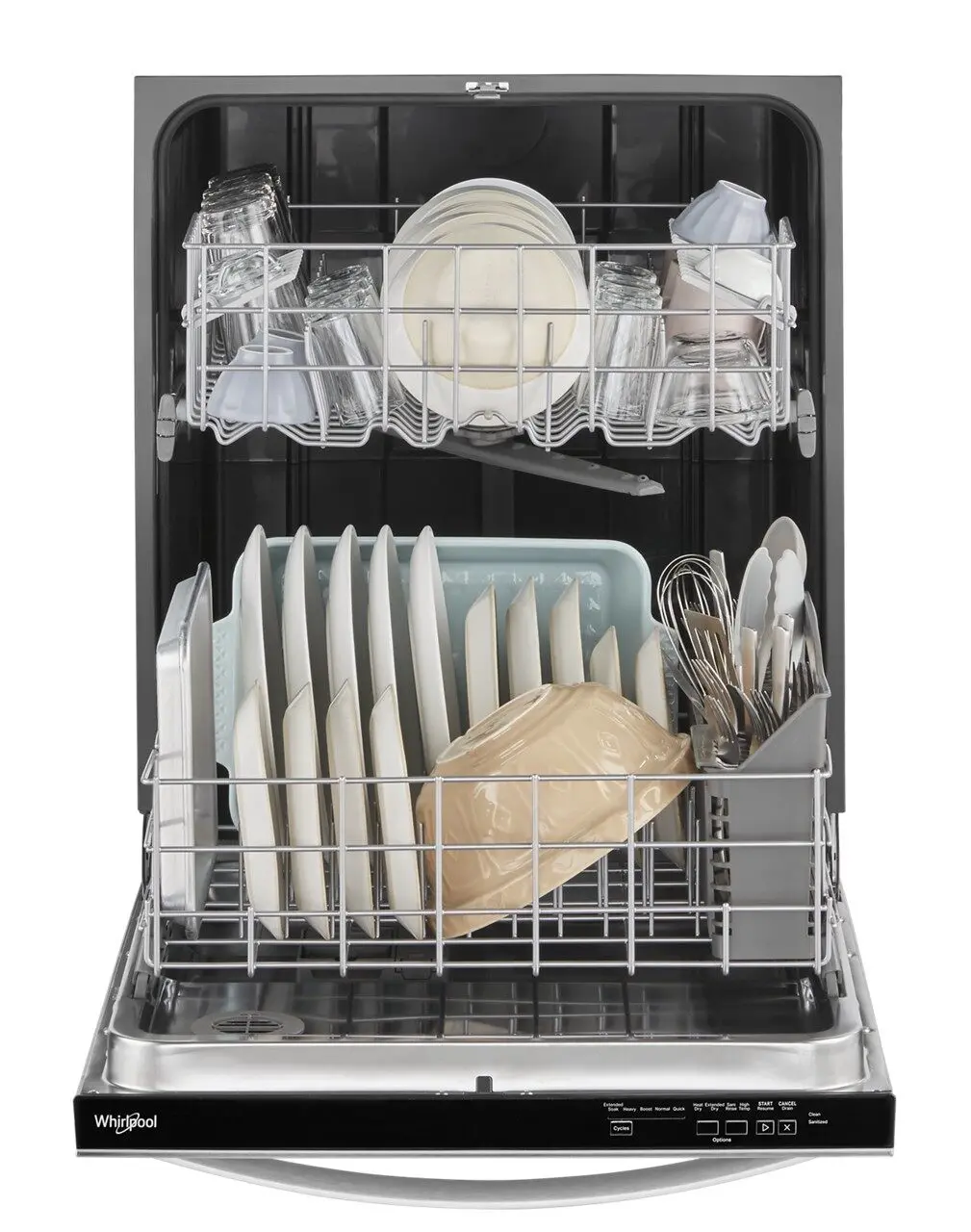 WDT540HAMZ Whirlpool Top Control Dishwasher - Stainless Steel-4
