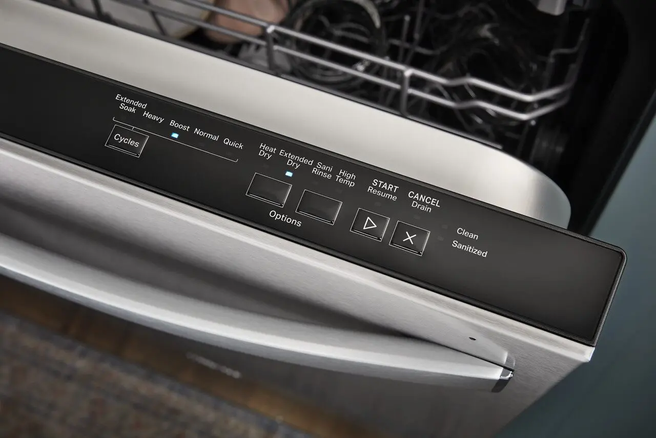 WDT540HAMZ Whirlpool Top Control Dishwasher - Stainless Steel-2