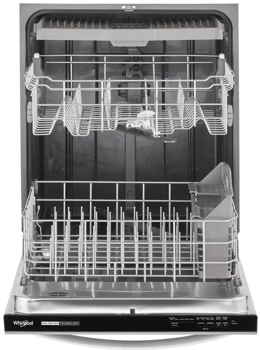 WDT730HAMZ Whirlpool Top Control Dishwasher - Stainless Steel-1