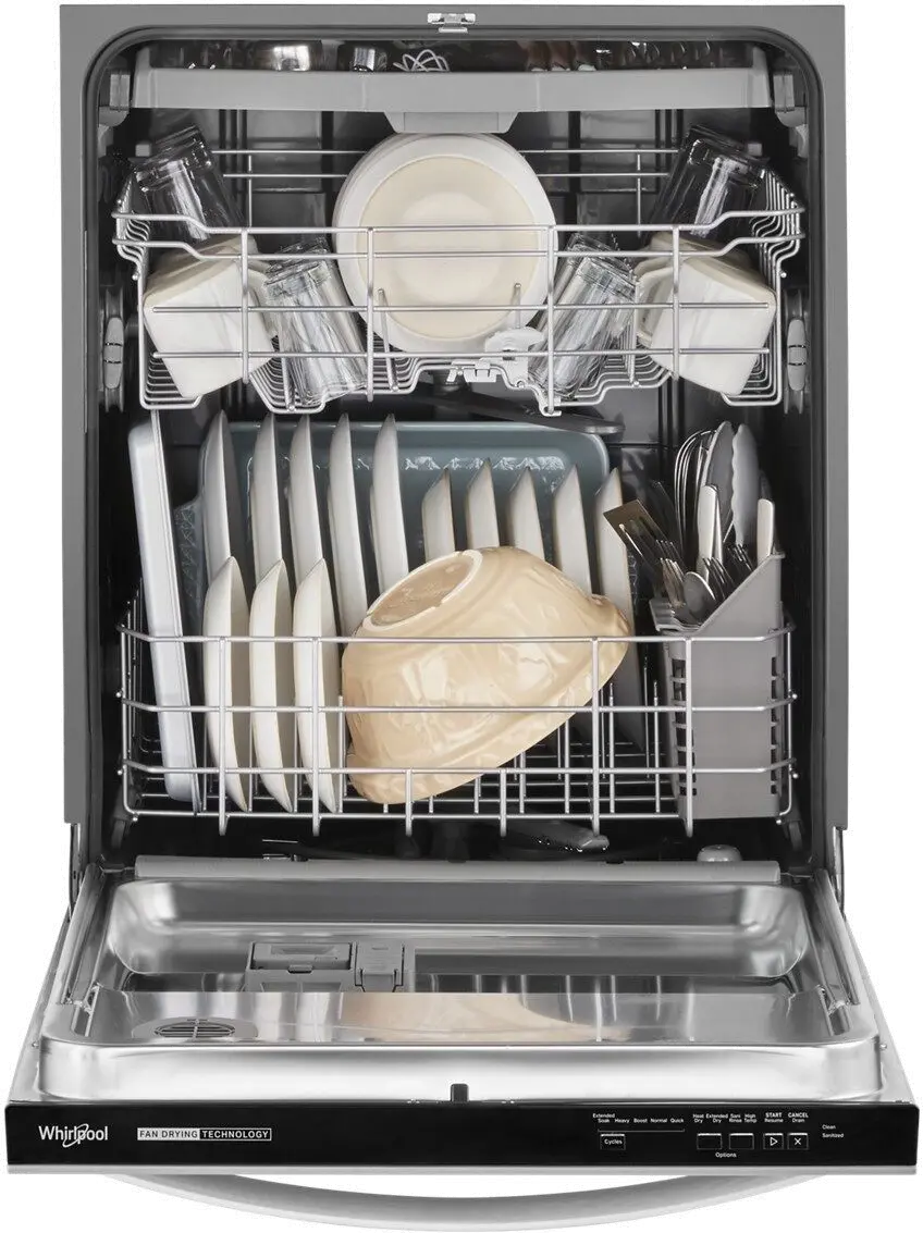 WDT730HAMZ Whirlpool Top Control Dishwasher - Stainless Steel-4