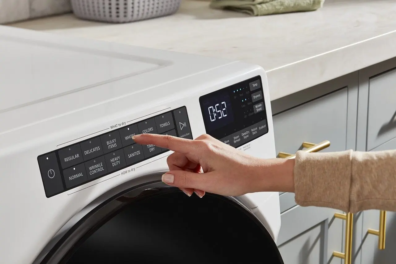 WED6605MW Whirlpool 7.4 cu ft Electric Dryer - White W6605-10