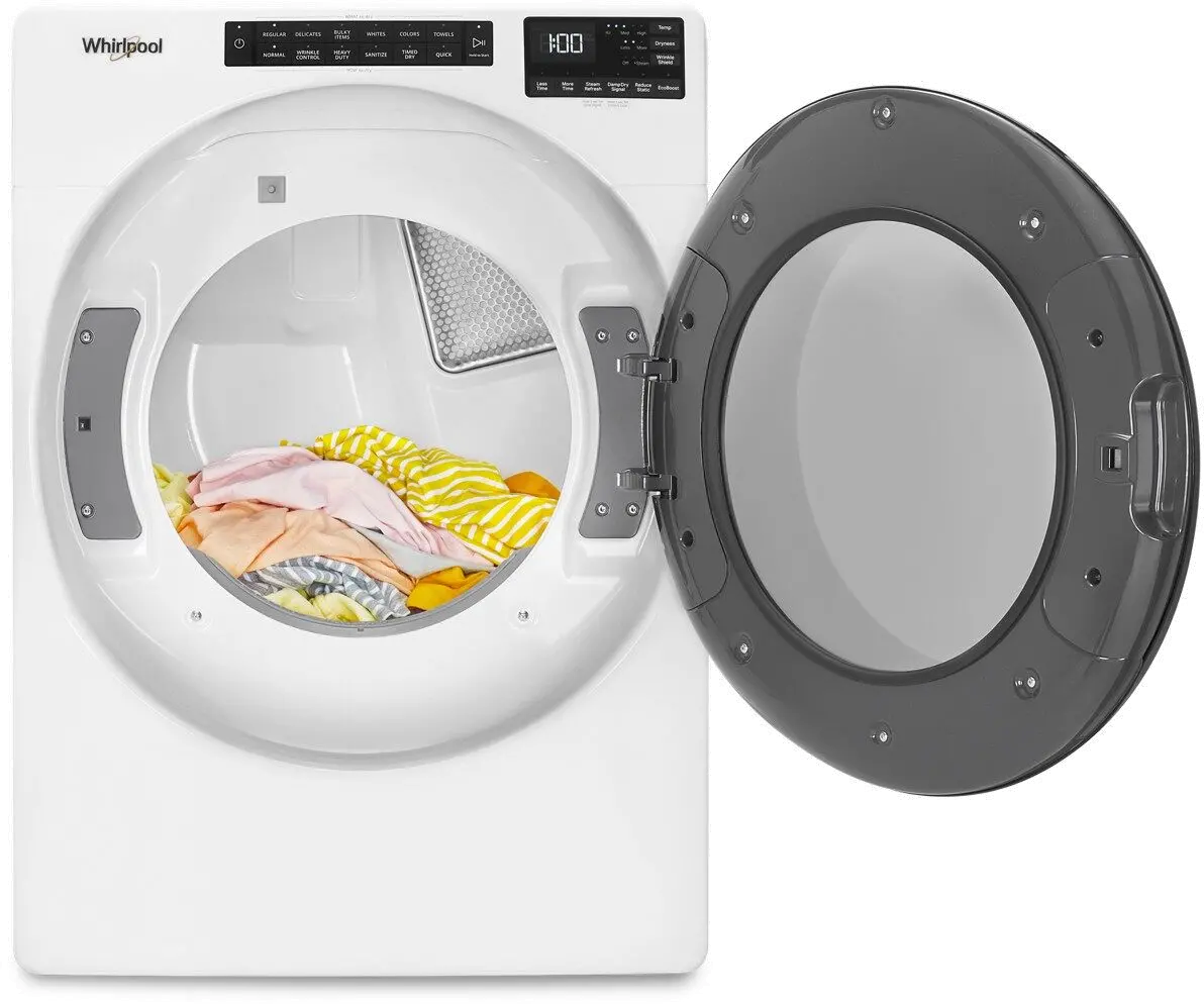 WED6605MW Whirlpool 7.4 cu ft Electric Dryer - White W6605-6