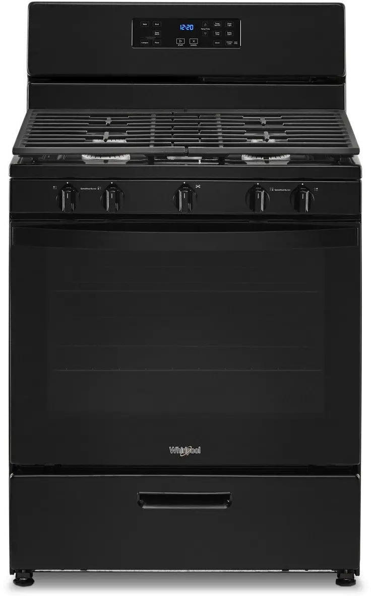 WFG505M0MB Whirlpool 5.1 cu ft Gas Range - Black-1