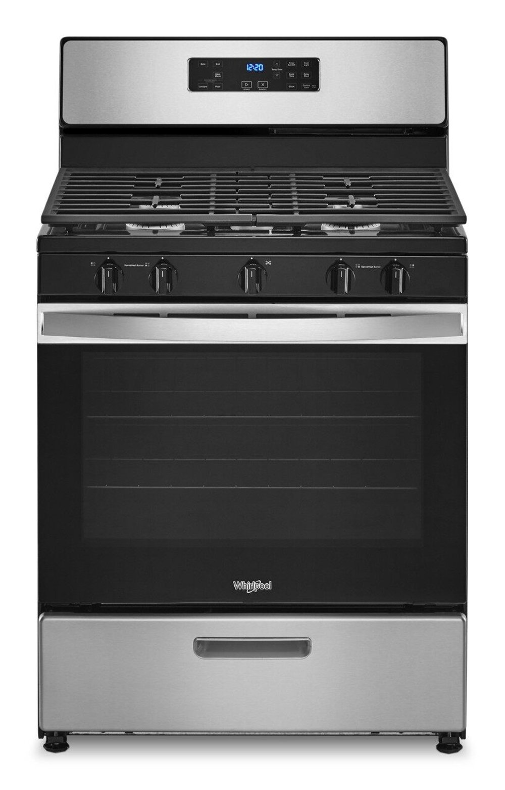 Whirlpool 5.1 cu ft Gas Range - Stainless Steel