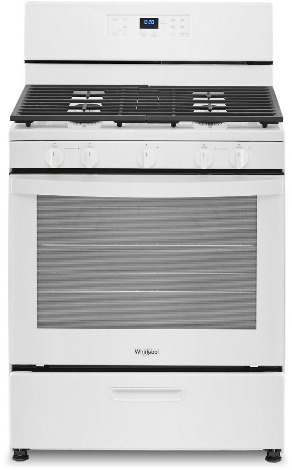 Whirlpool 5.1 cu ft Gas Range - White