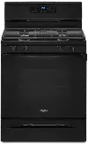 WFG515S0MB Whirlpool 5 cu ft Gas Range - Black