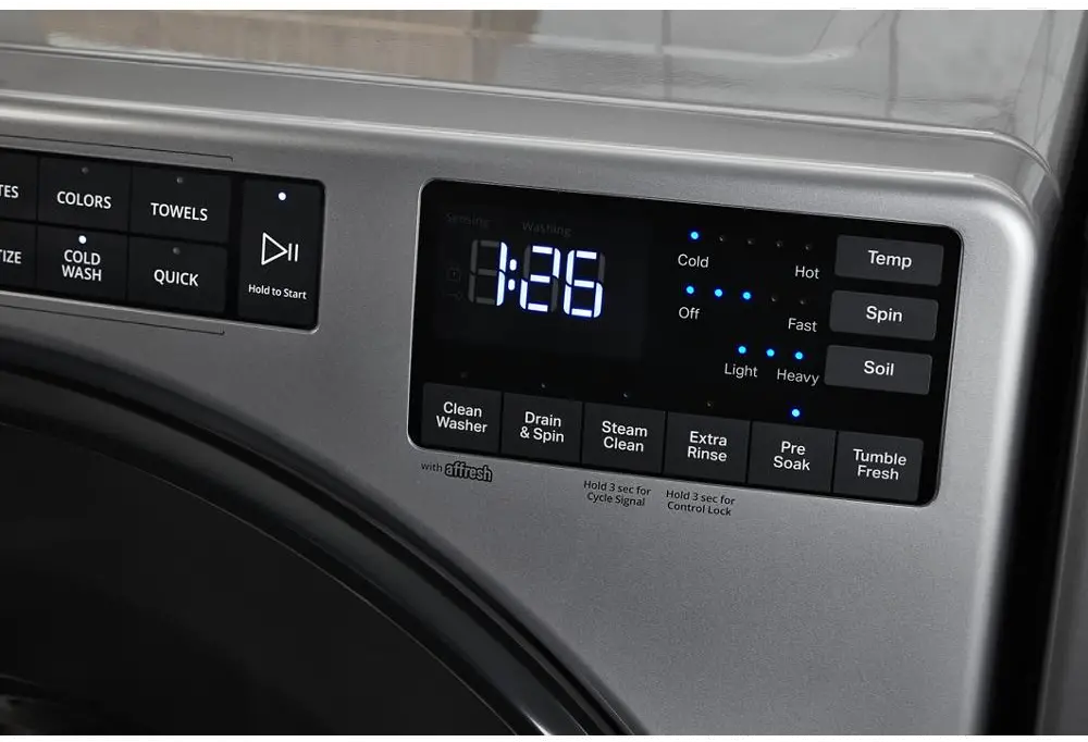WFW6605MC Whirlpool 5 cu ft Front Load Washer - Chrome WFW6605C-6