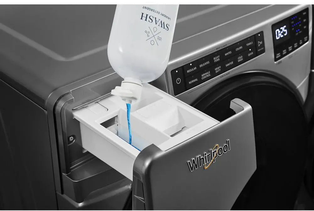 WFW6605MC Whirlpool 5 cu ft Front Load Washer - Chrome WFW6605C-8