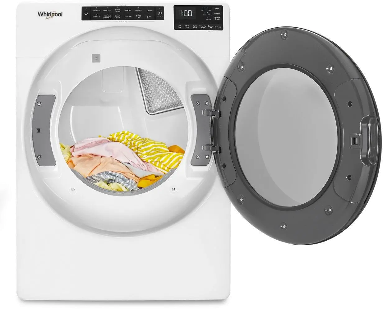 WGD5605MW Whirlpool 7.4 cu ft Gas Dryer - White W5605-6