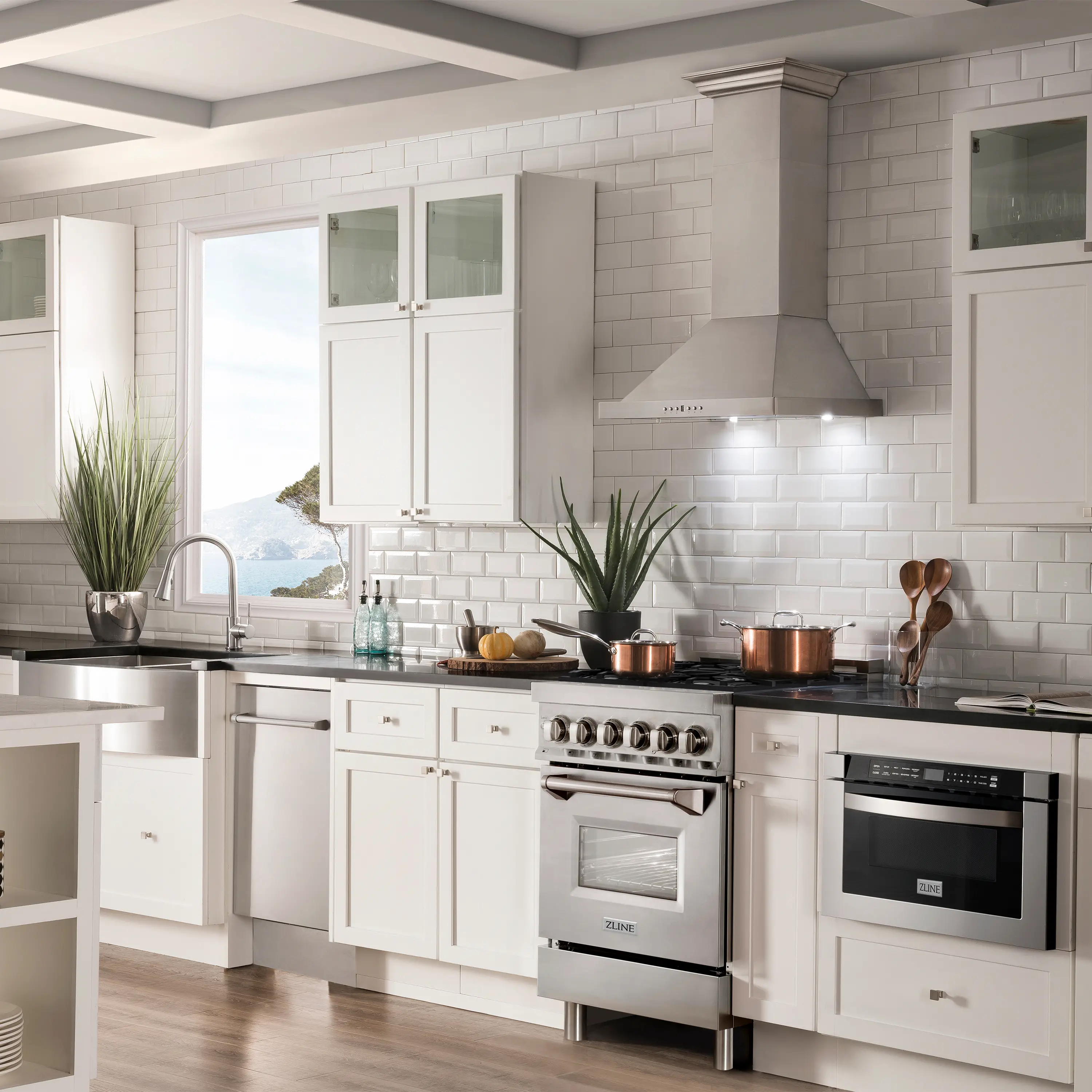 RA24 ZLINE 2.8 cu ft Dual Fuel Range - 24 W Stainless Steel-10