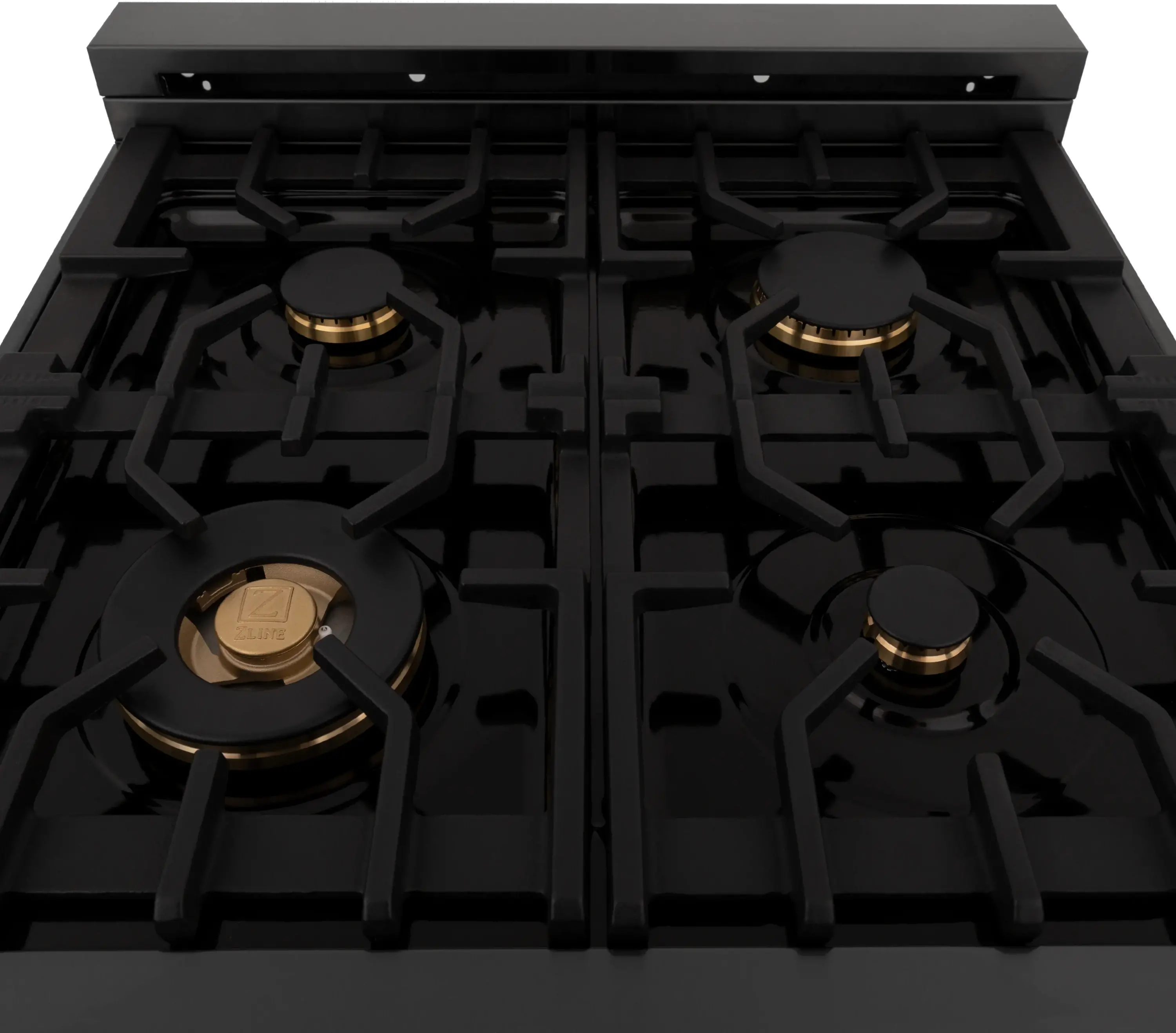 RAB-BR-24 ZLINE 2.8 cu ft Dual Fuel Range - 24 W Black Stainless Steel-8