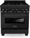 RAB-BR-30 ZLINE 4 cu ft Dual Fuel Range - Black Stainless Steel