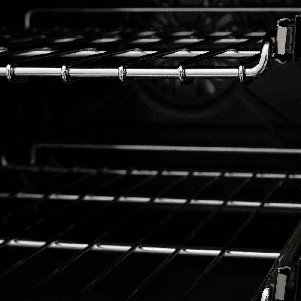 RAB-BR-60 ZLINE 7.4 cu ft Dual Fuel Double Oven Range - 60 W Black Stainless Steel-6