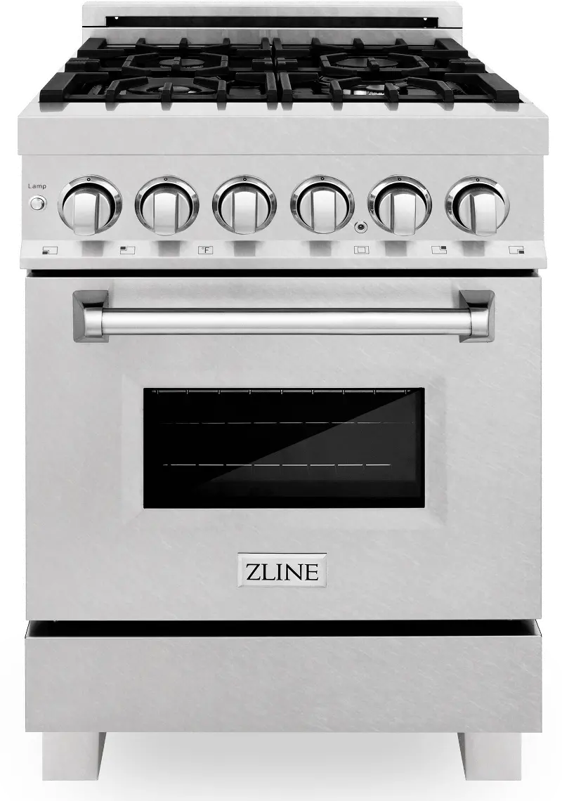 ZLINE 2.8 cu ft Dual Fuel Range - 24