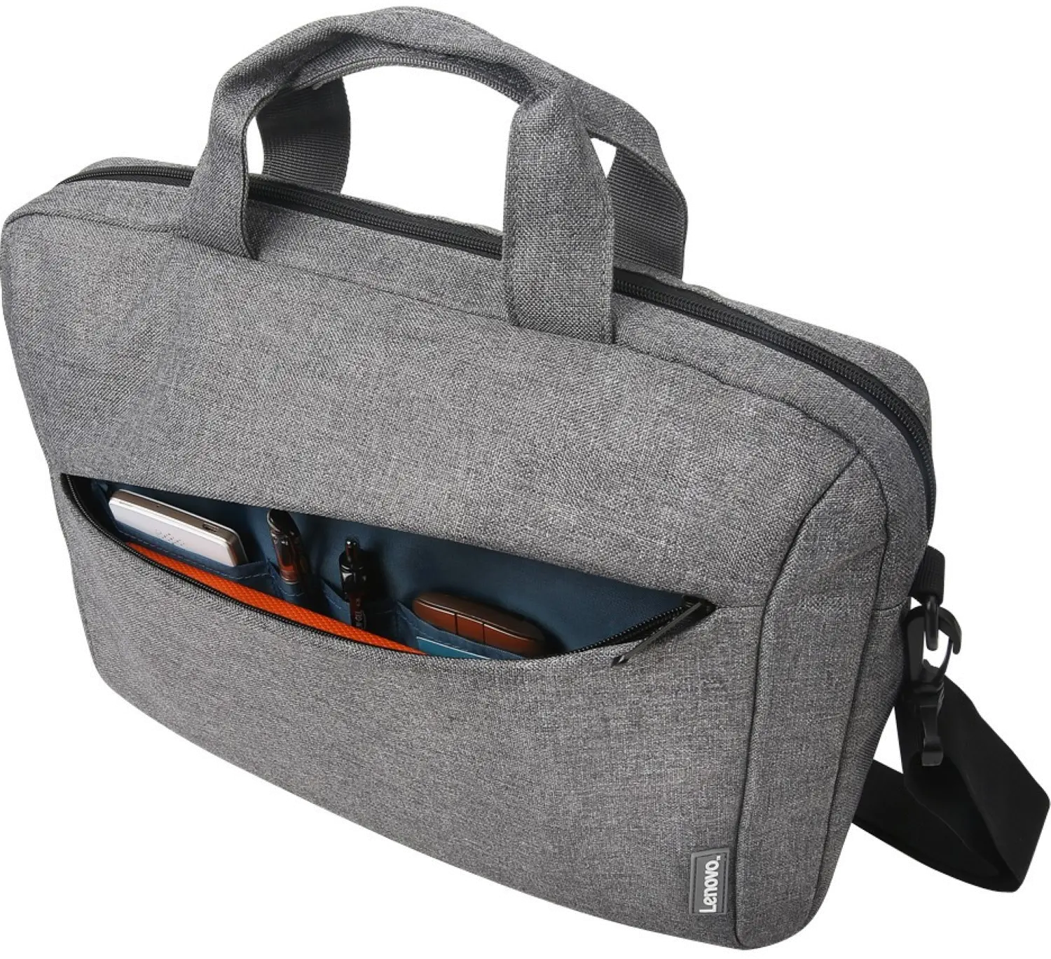 GX40Q17231 Lenovo Gray 15.6  Laptop Toploader Shoulder Bag-3