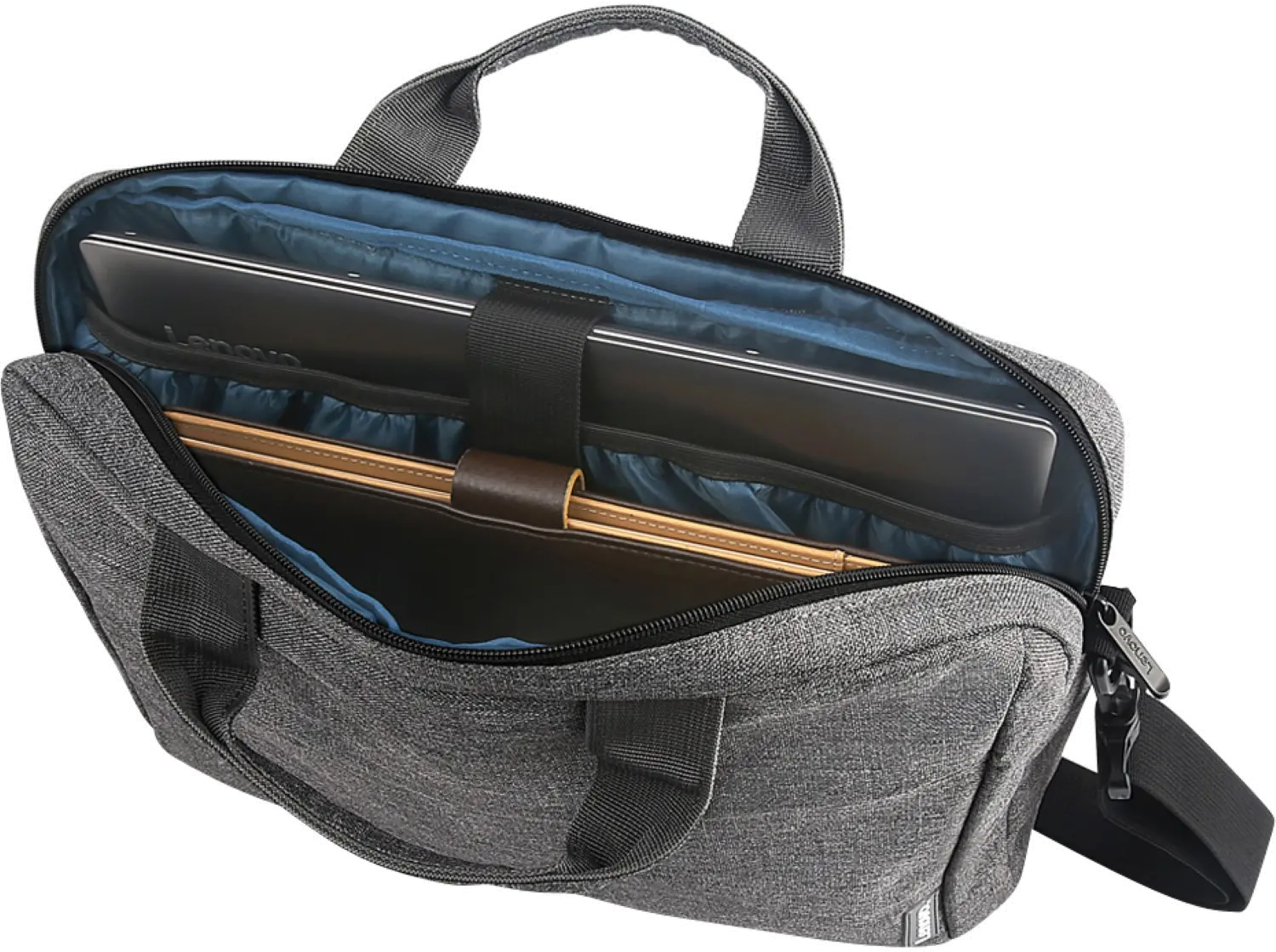 GX40Q17231 Lenovo Gray 15.6  Laptop Toploader Shoulder Bag-6