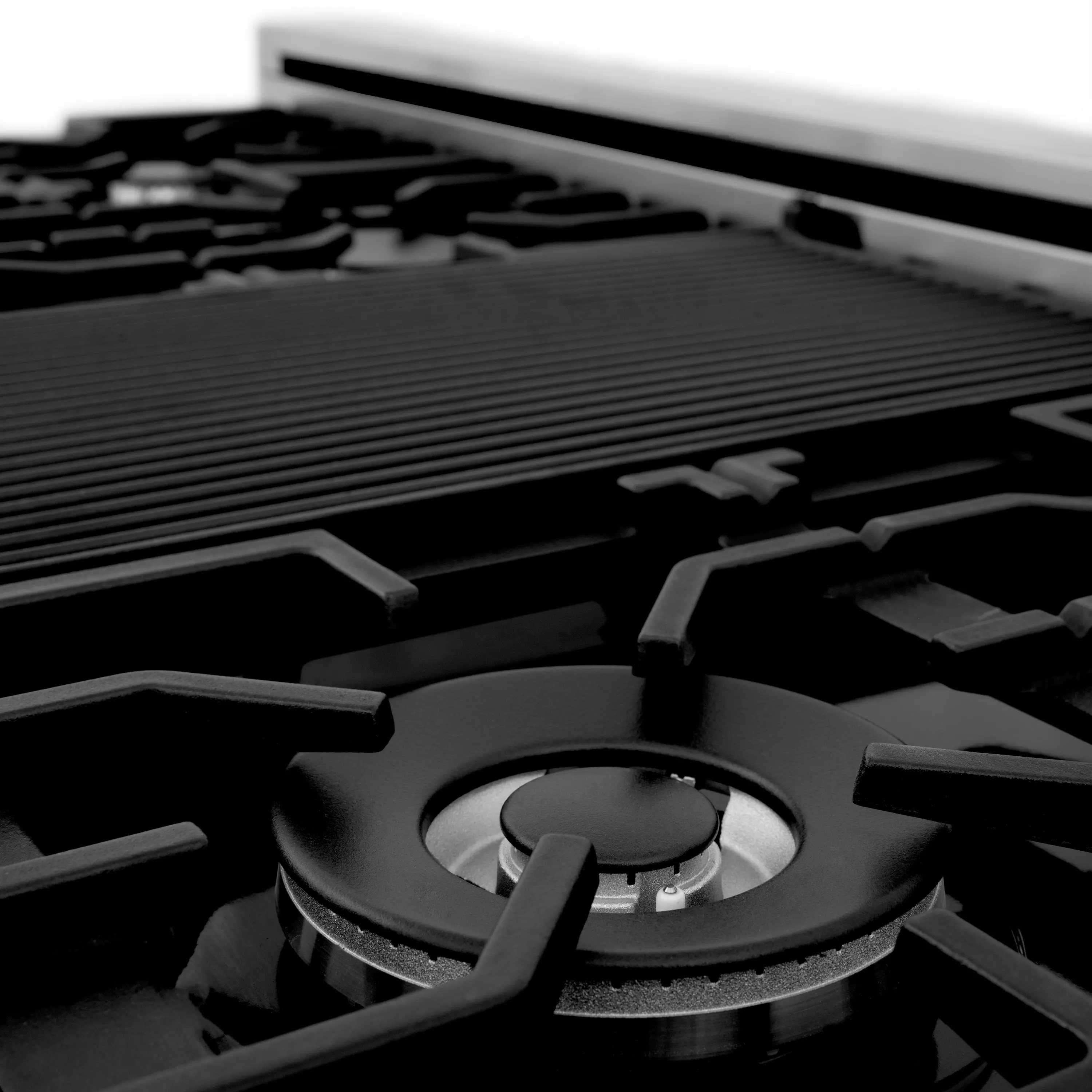 RAS-SN-60 ZLINE 7.4 cu ft Dual Fuel Double Oven Range - 60 W DuraSnow Stainless Steel-10