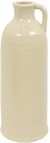 Cream 14.25  Jug Vase