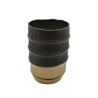 9.5  Black and Copper Vase