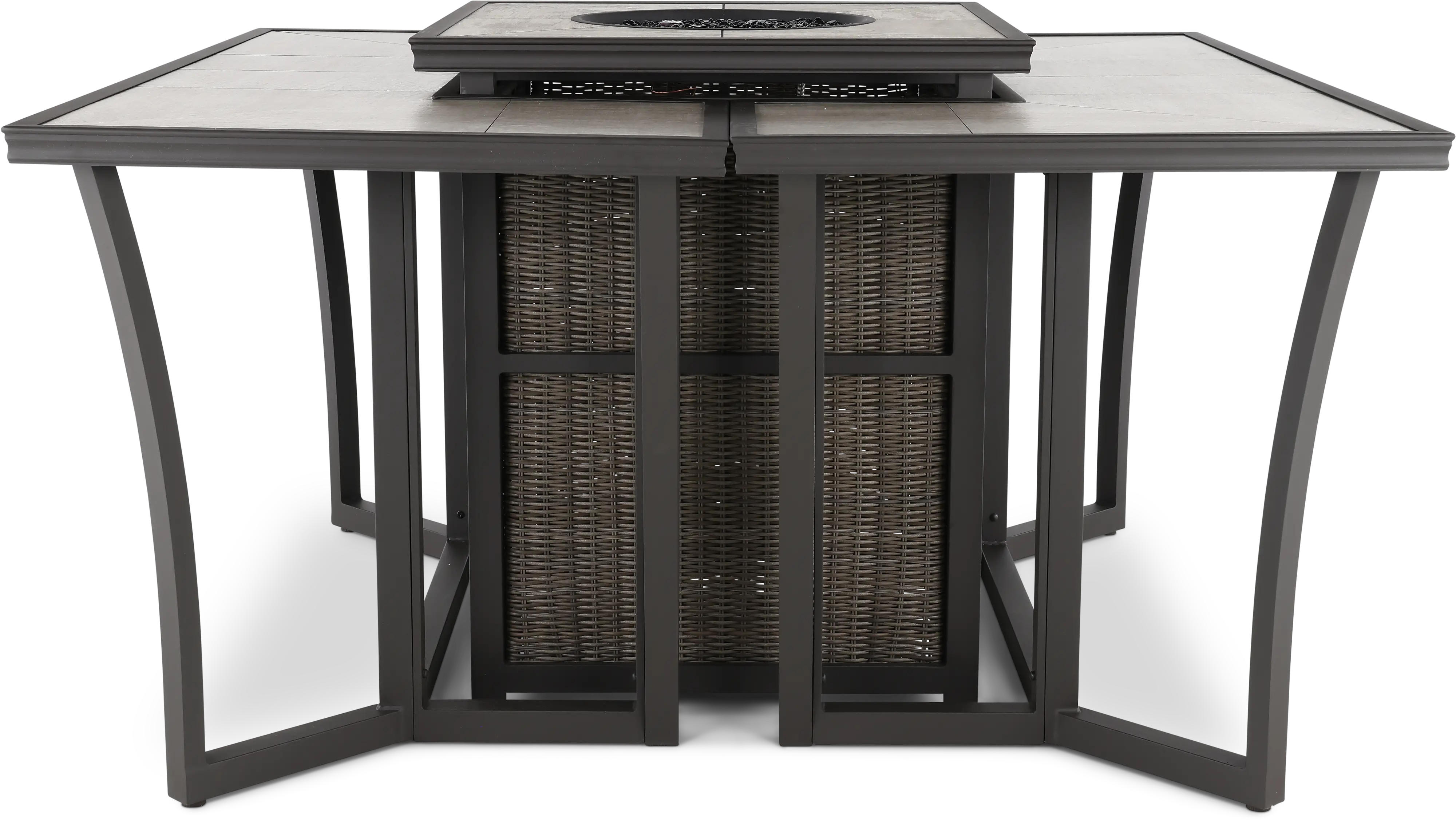 HAVANA/3PC/FRPT/BAR Havana 3 Piece Patio Firepit and Bar-1