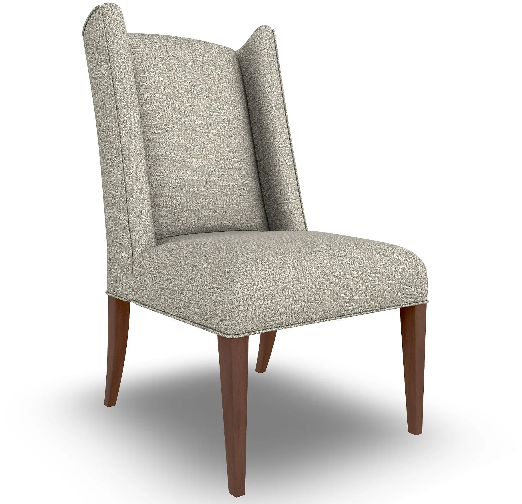 Parsons Chrisney Gray Upholstered Dining Chair-1