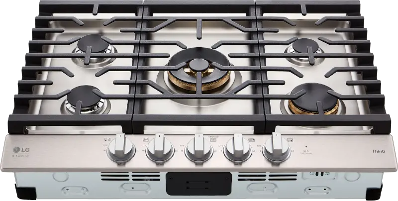 CBGS3028S LG Studio 30 Inch Gas Cooktop - Stainless Steel-1