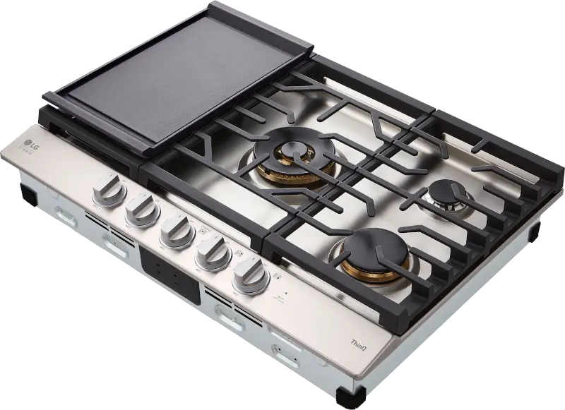 CBGS3028S LG Studio 30 Inch Gas Cooktop - Stainless Steel-4