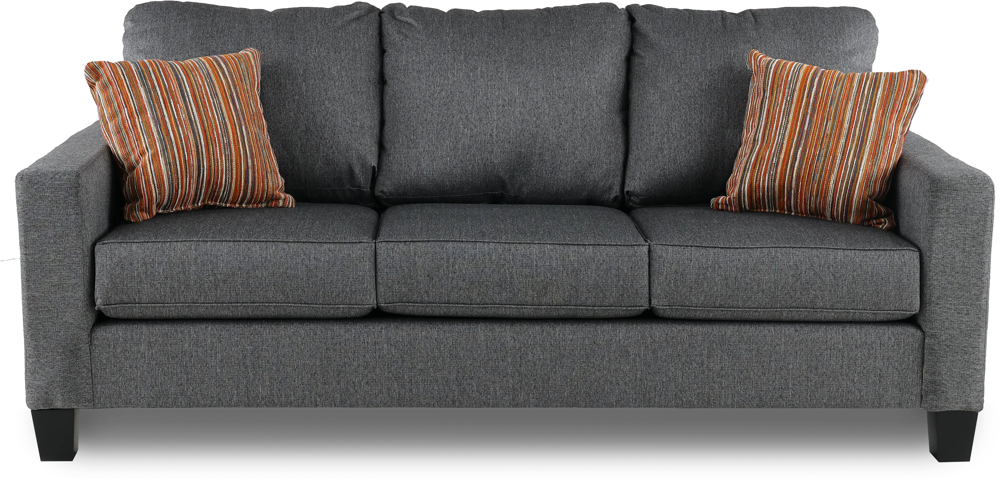 PAISLEY SOFA JUSTICE SLATE Paisely Slate Gray Sofa-1