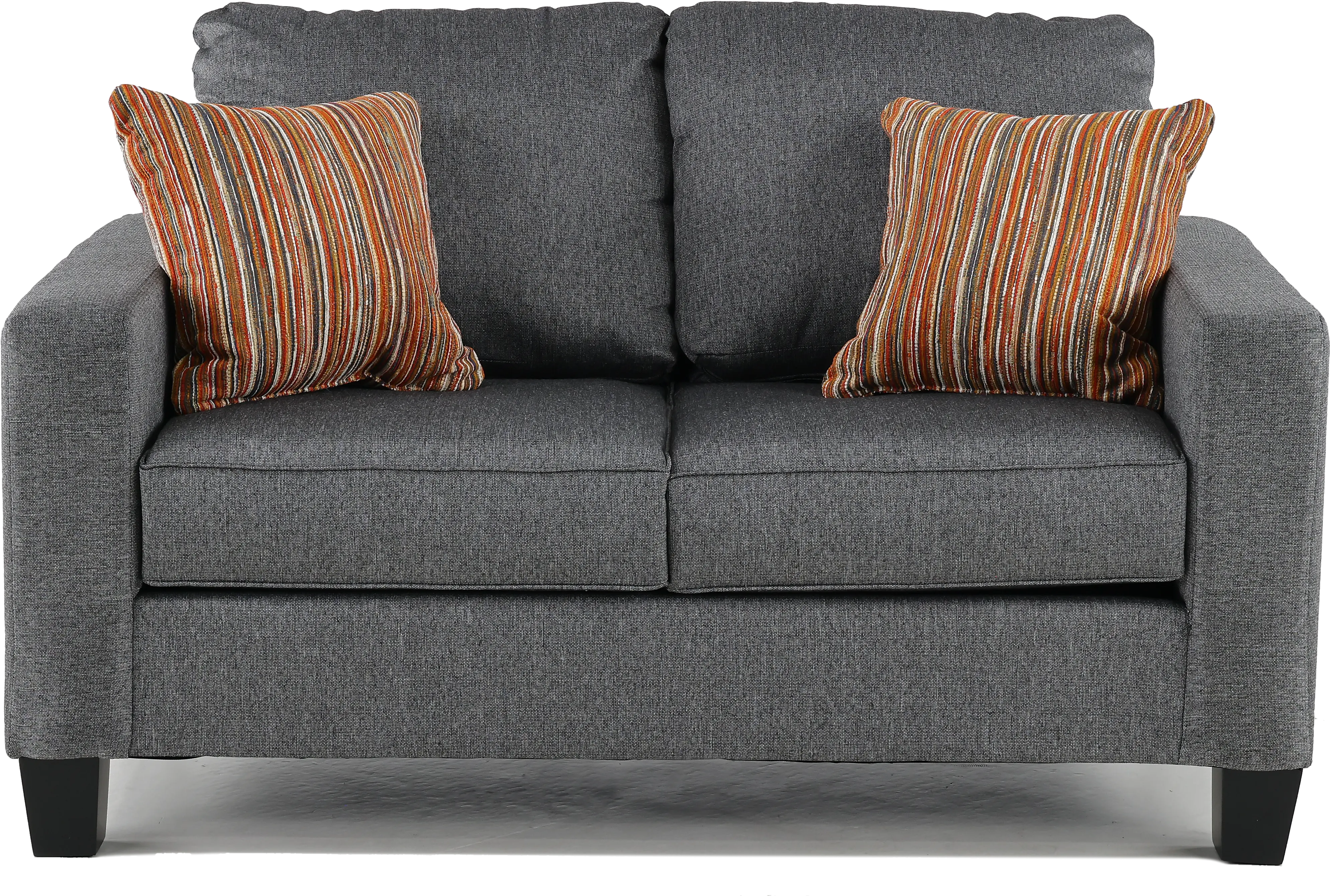 PAISELY LOVESEAT JUSTICE SLATE Paisely Slate Gray Loveseat-1