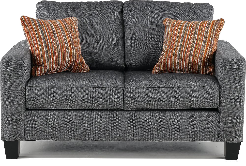 Paisely Slate Gray Loveseat