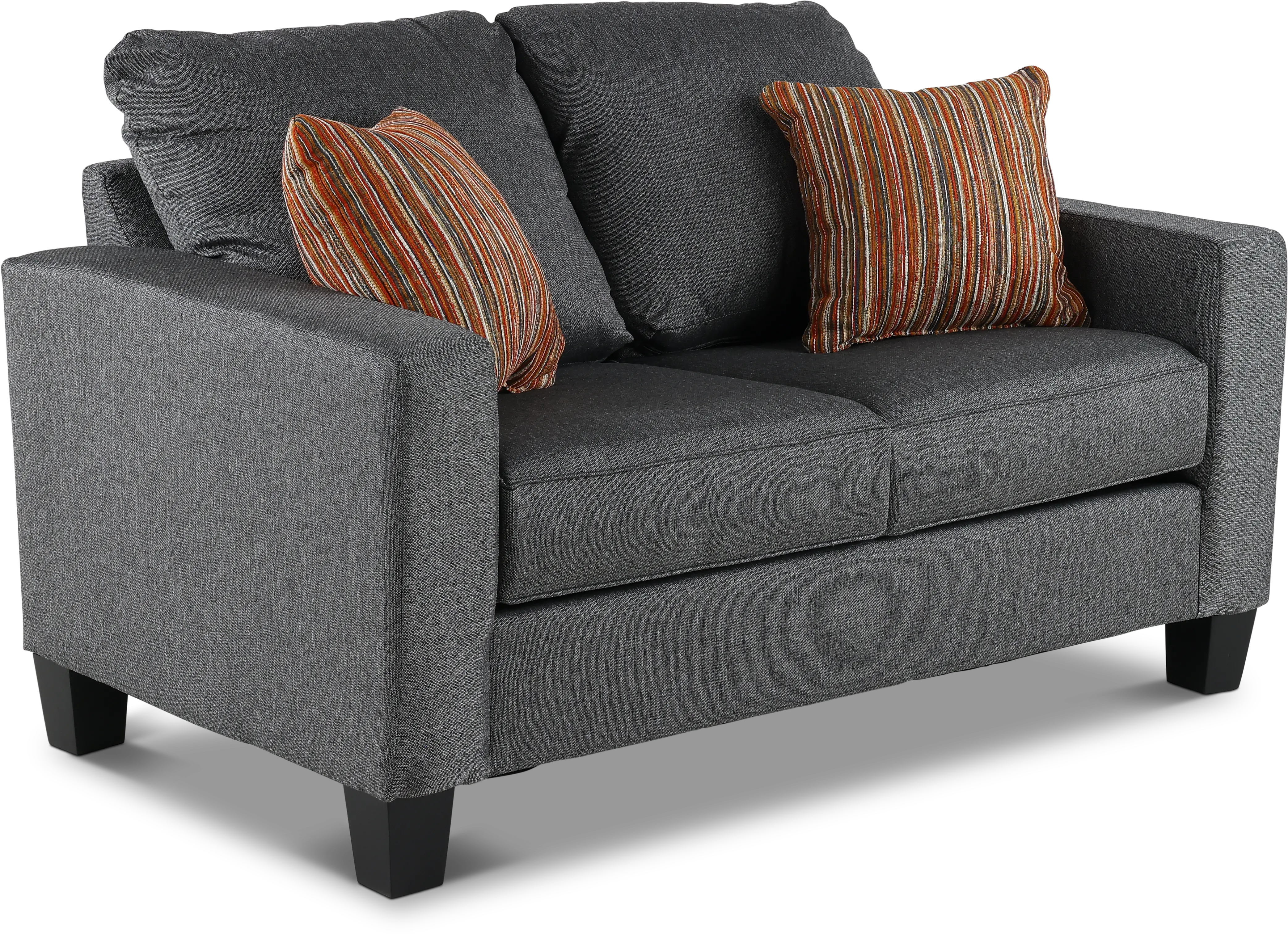 PAISELY LOVESEAT JUSTICE SLATE Paisely Slate Gray Loveseat-4