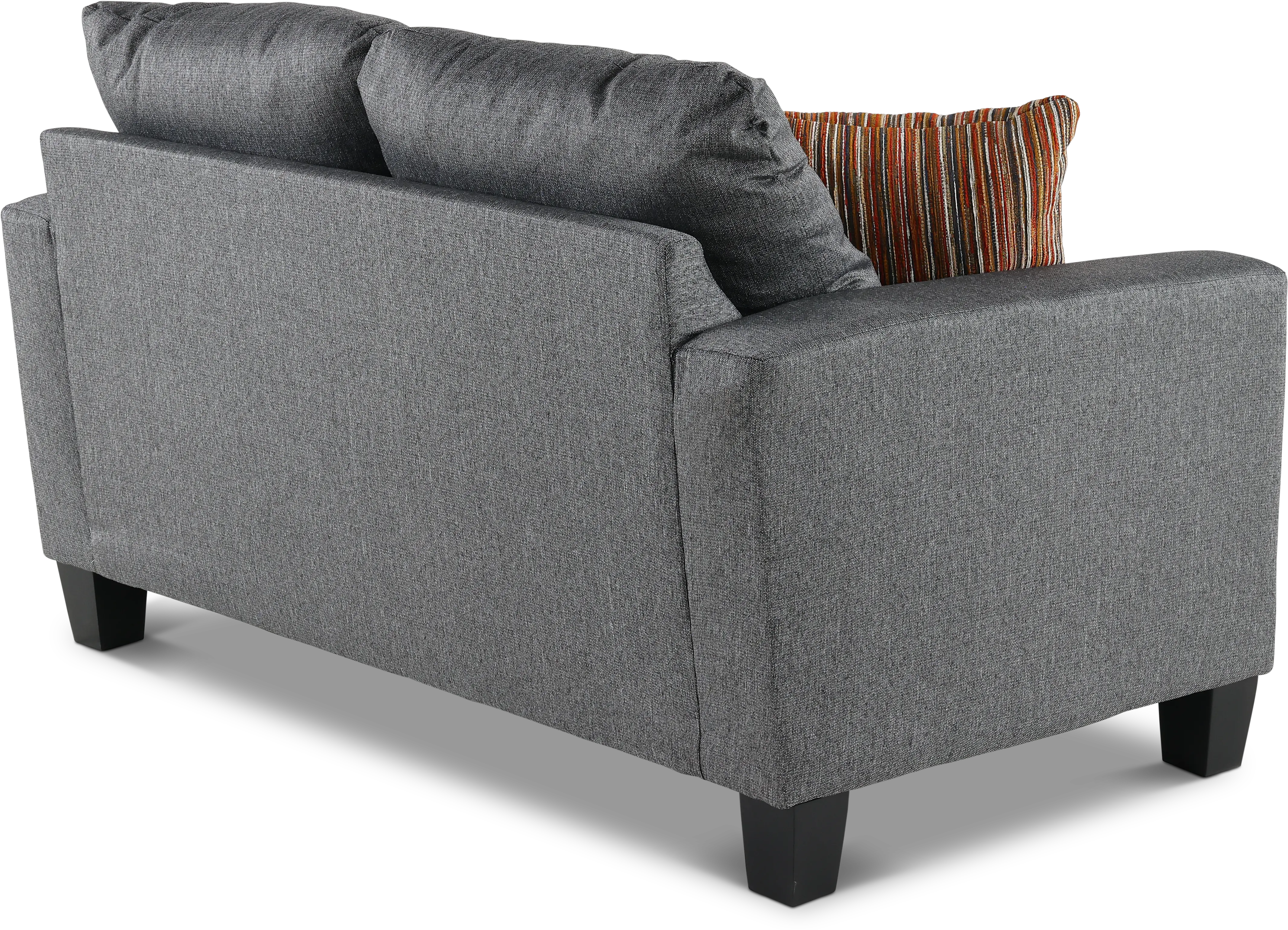 PAISELY LOVESEAT JUSTICE SLATE Paisely Slate Gray Loveseat-5