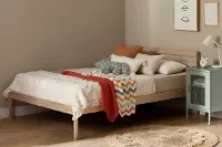 14154 Sweedi Natural Full Wooden Bed - South Shore