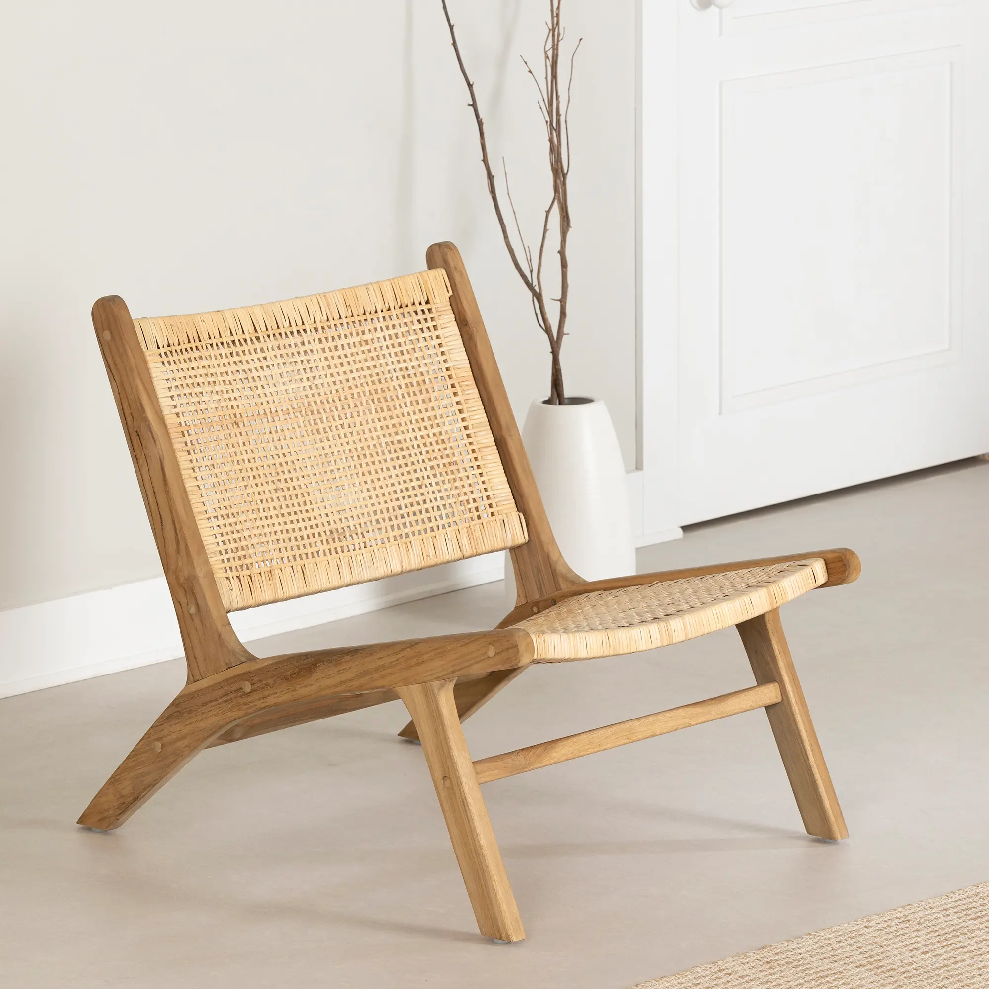 14161 Balka Natural Rattan Lounge Chair - South Shore-2