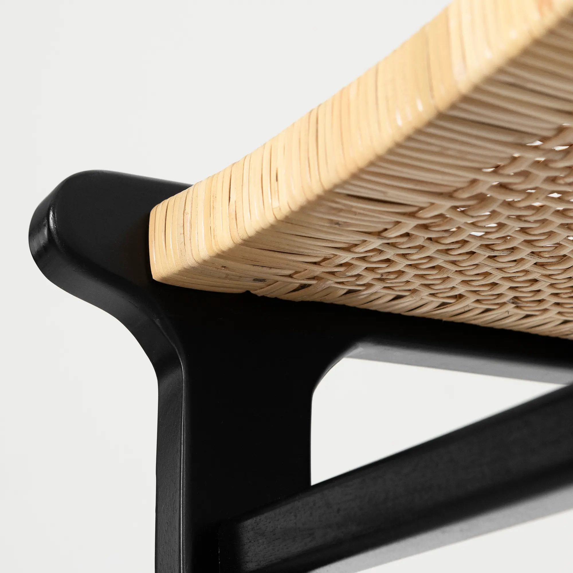 14162 Balka Natural and Black Rattan Lounge Chair - South Shore-4
