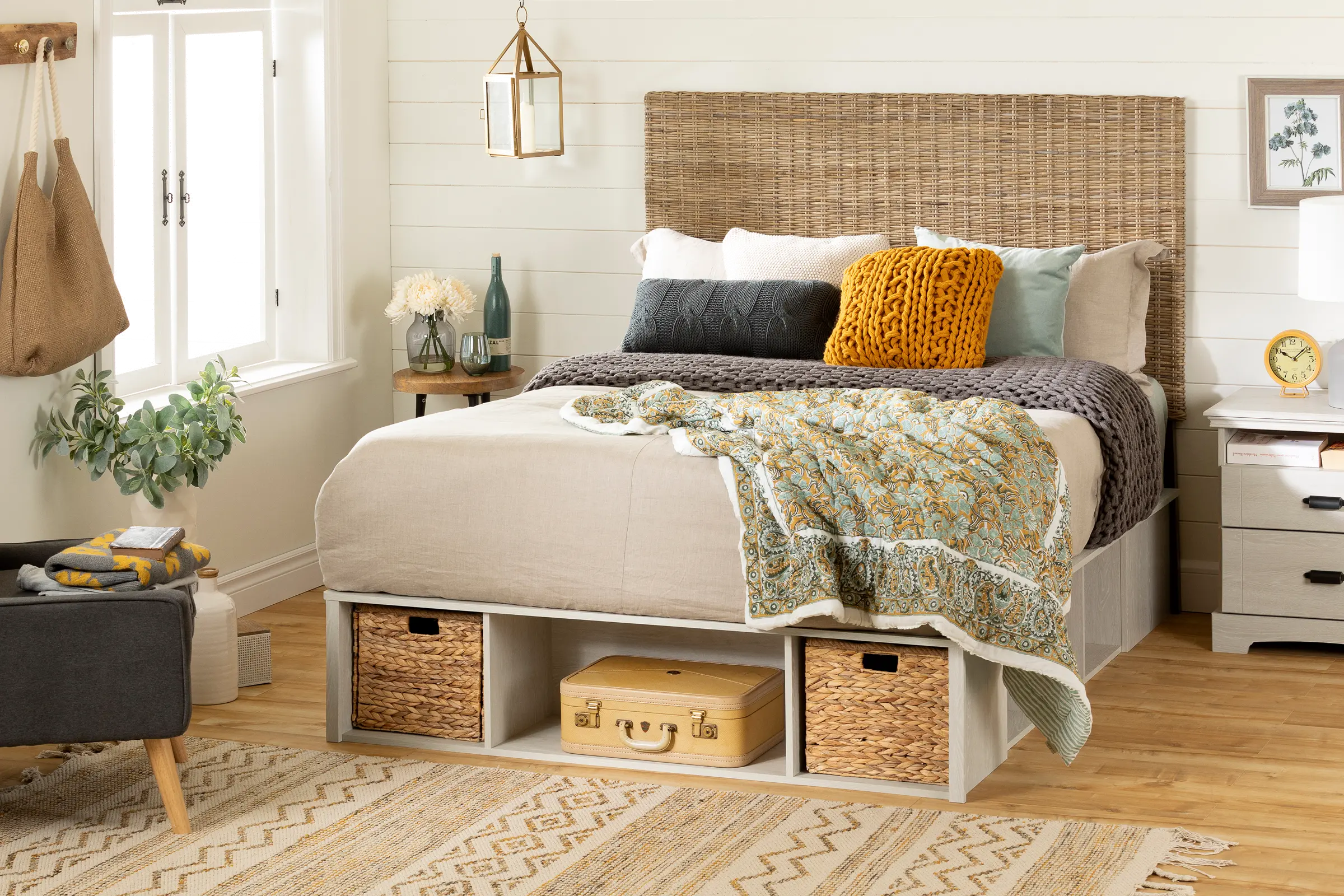 14200 Avilla Rattan Full Headboard - South Shore-3
