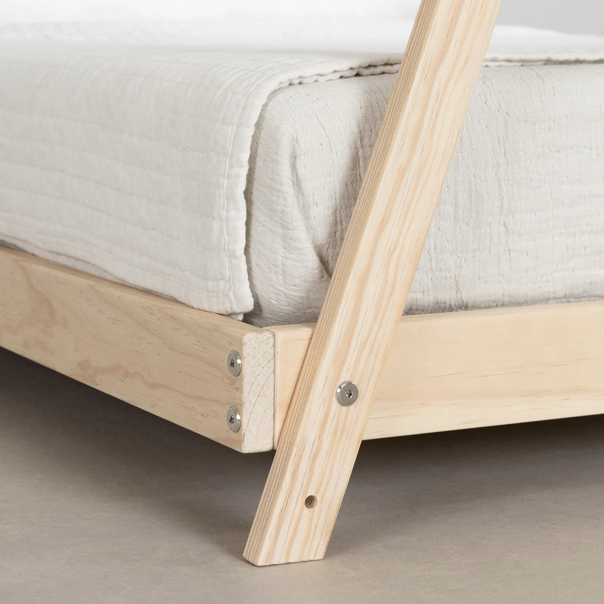 14216 Sweedi Natural Wood Toddler Tent Bed - South Shore-4