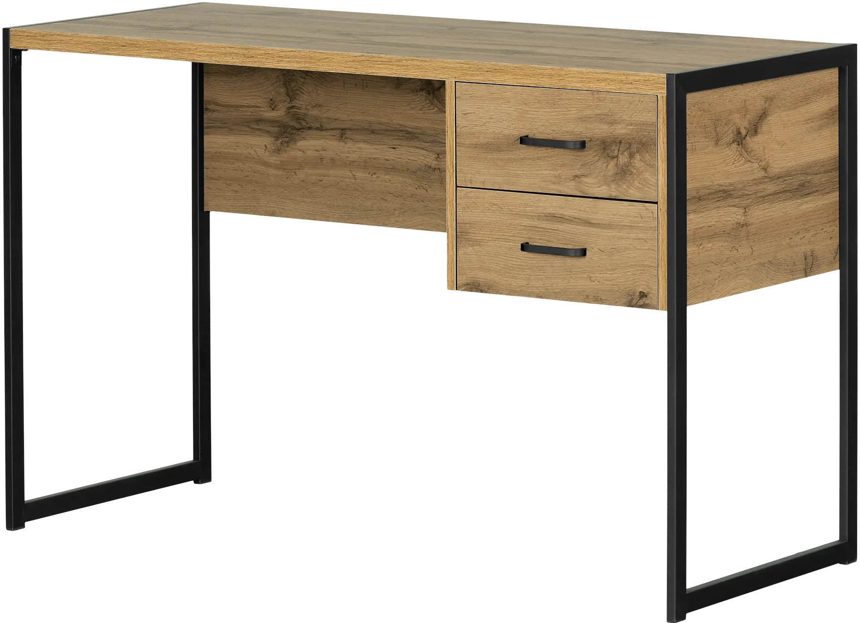 14302 Mezzy Light Brown Computer Desk - South Shore-1