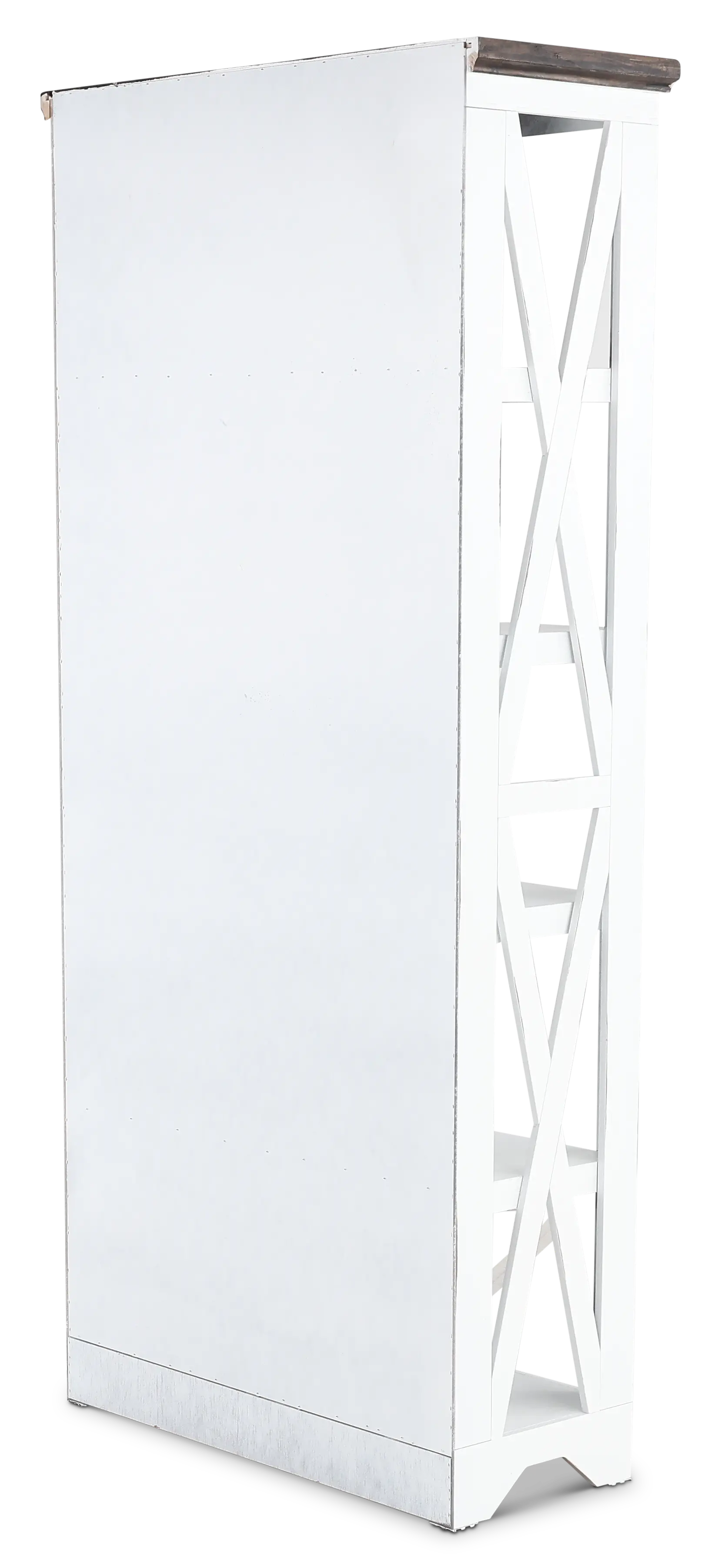 Qatar 72  White Bookcase-4