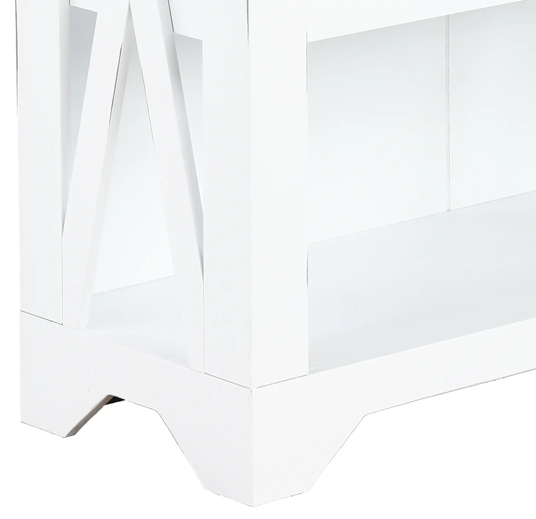 Qatar 72  White Bookcase-5