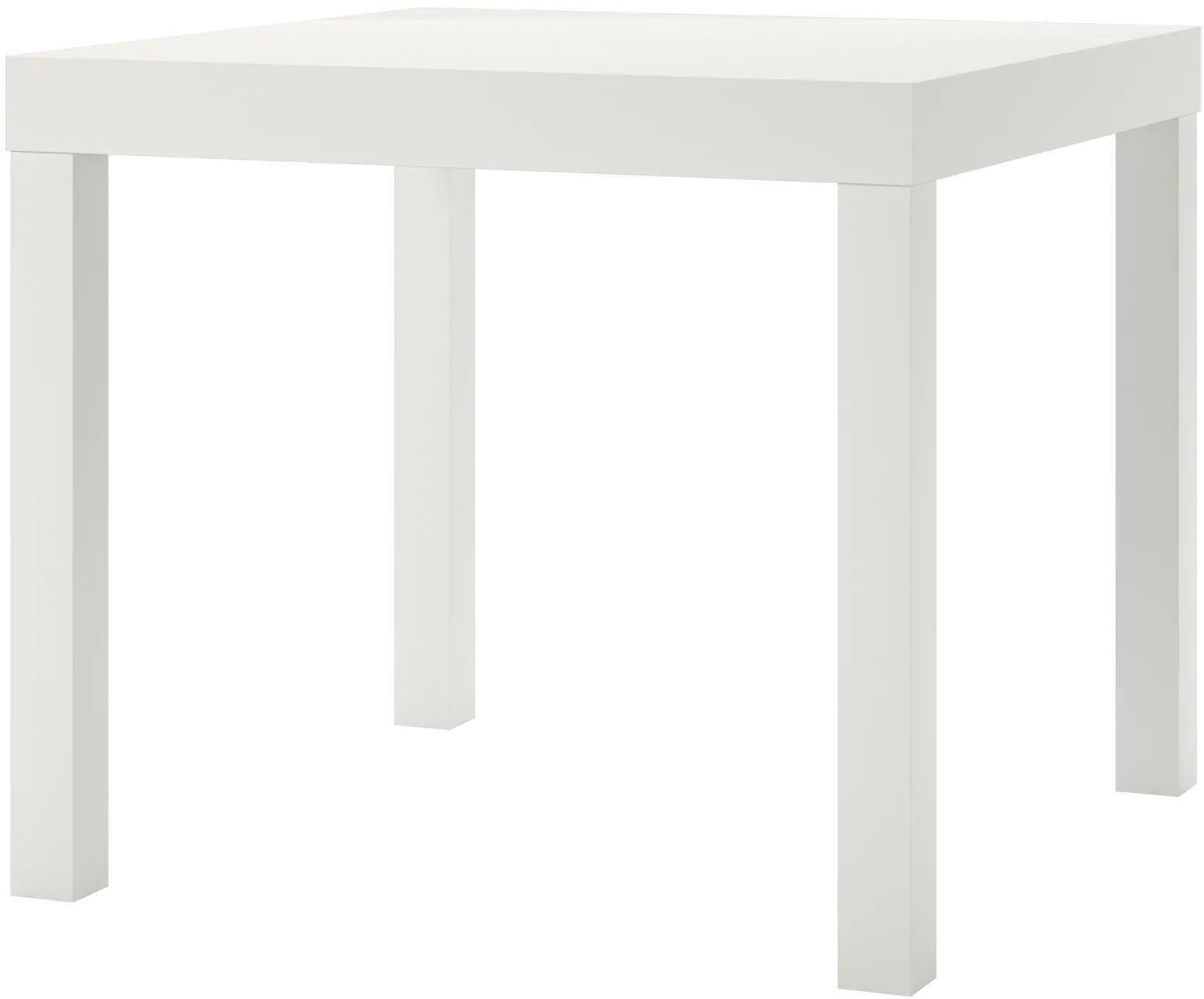 Parsons White End Table-5