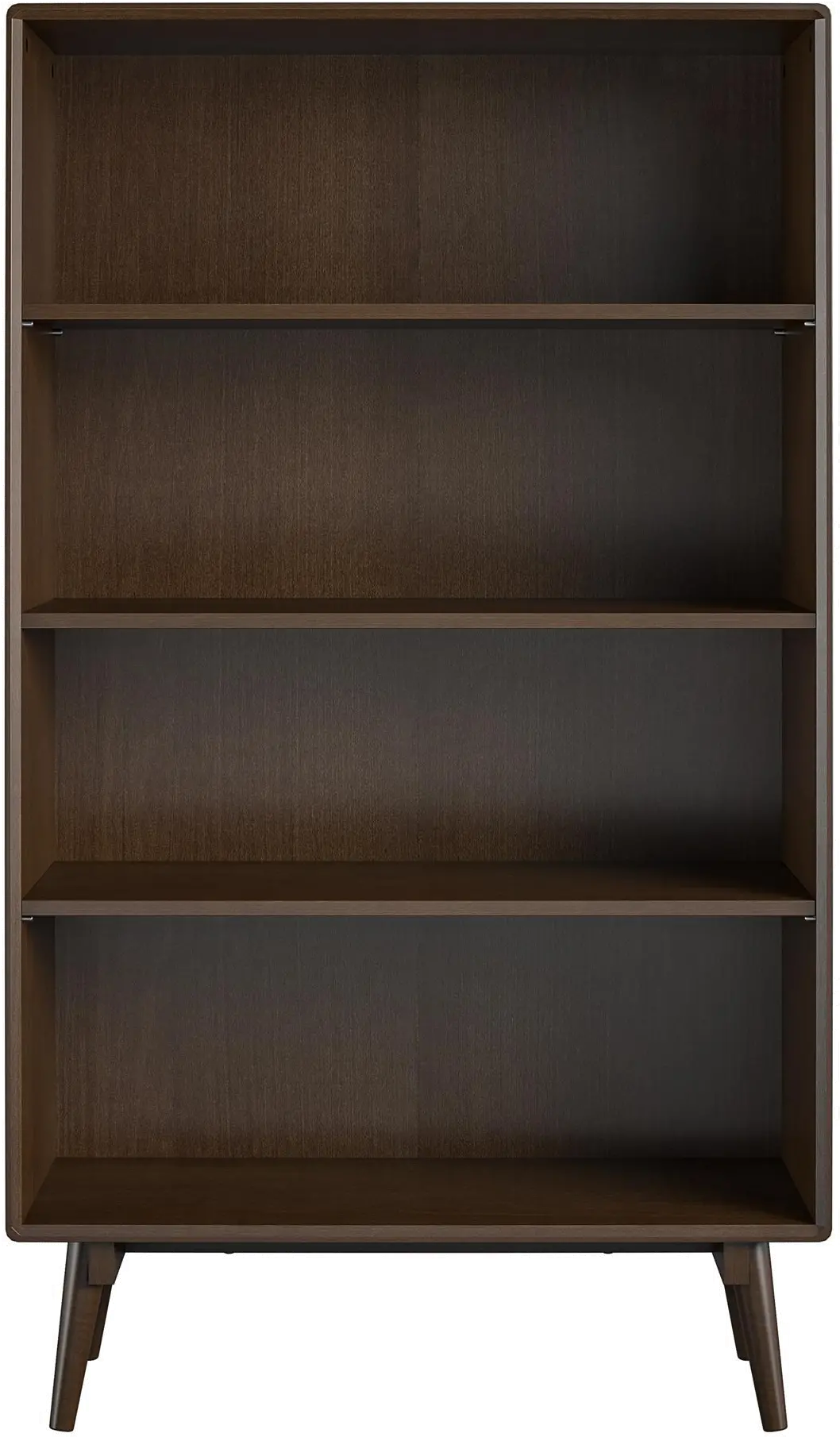 Brittany Brown 4-Shelf Bookcase-1