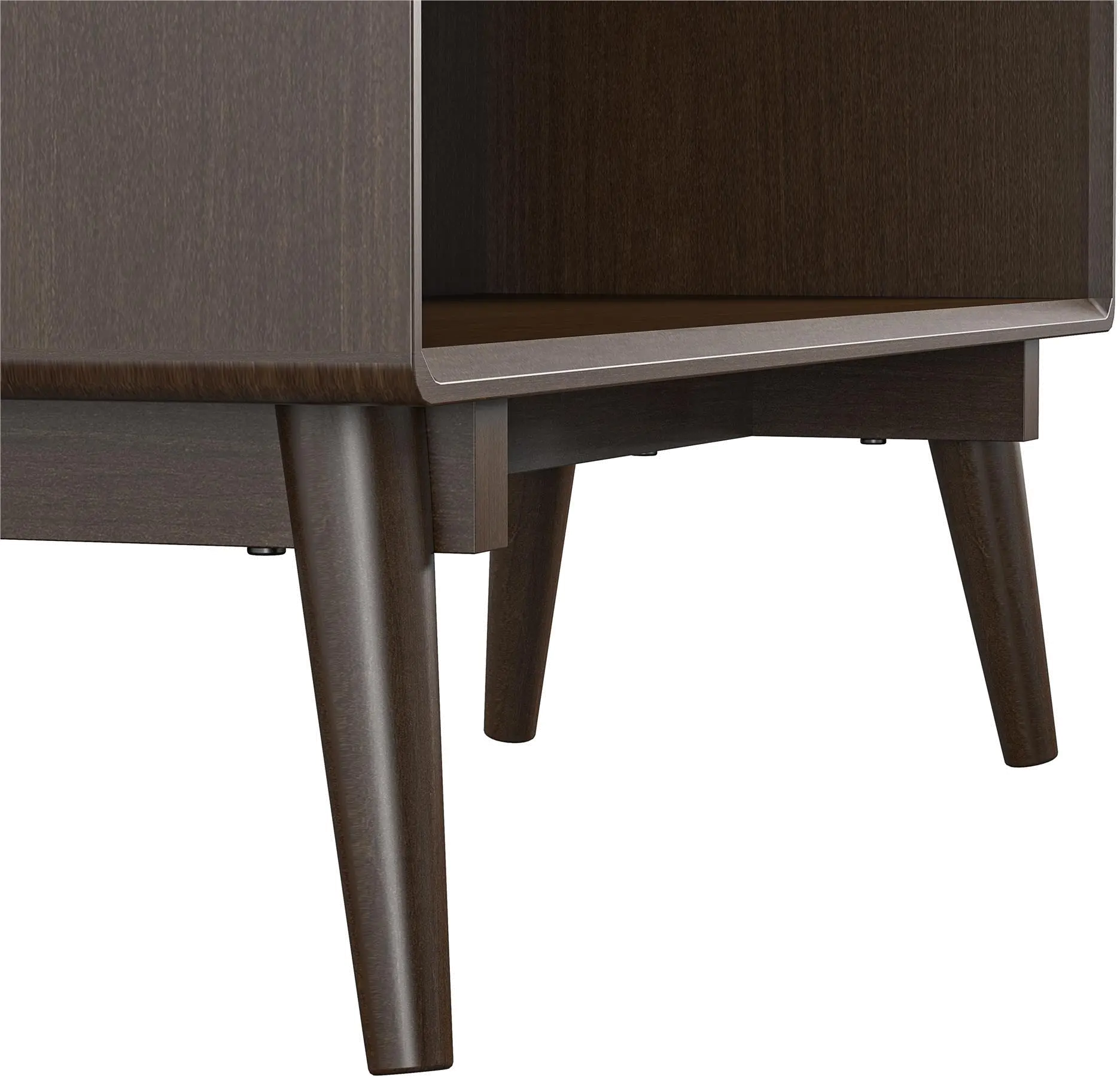 Brittany Brown 4-Shelf Bookcase-6